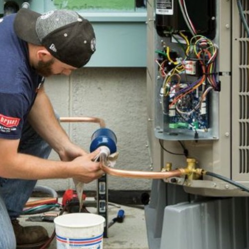 Snow College HVAC Student